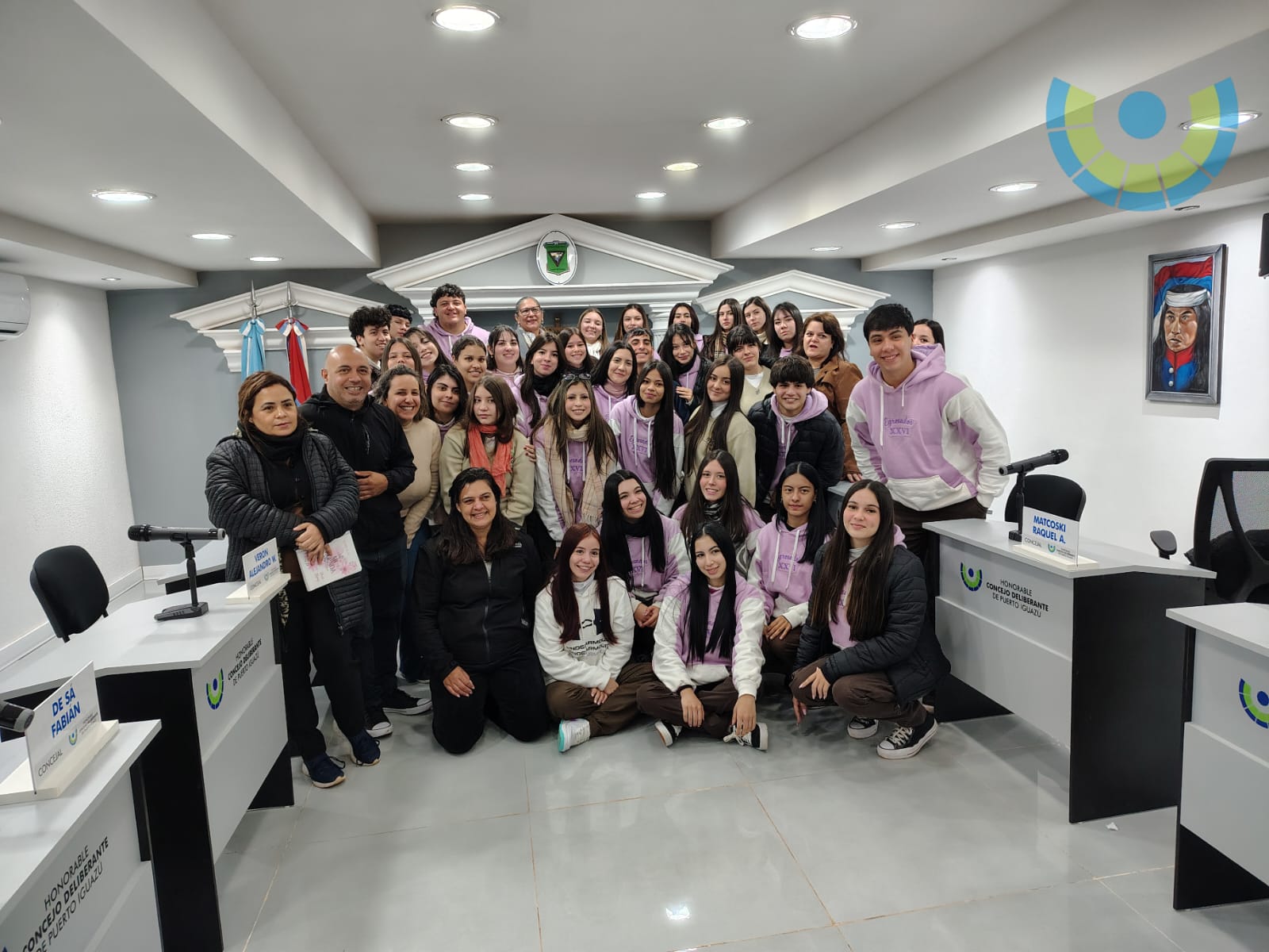 Visita y capacitación Legislativa a alumnos de los 5tos años del ITEC .
